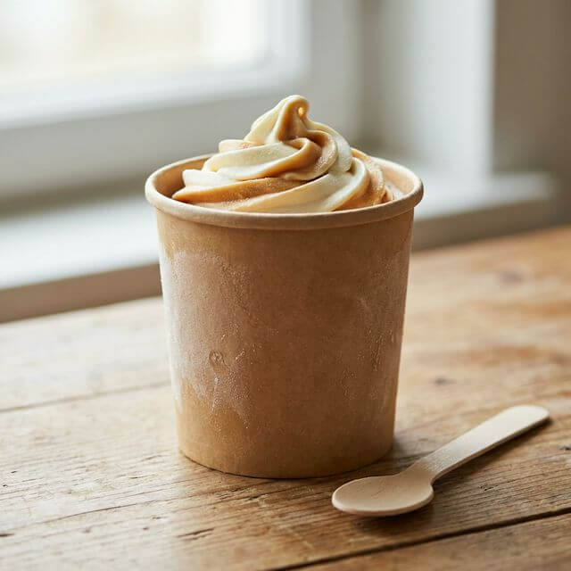 Un faux pot de glace... merci l'IA pour le visuel !